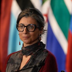 Solidarität mit UN-Sonderberichterstatterin Francesca Albanese