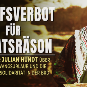 Berufsverbot für Staatsräson – Lehrer Julian Hundt in Zwangsurlaub für Kritik an Israels Verbrechen